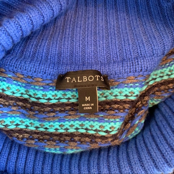 Talbots wool-blend t-neck sweater - Picture 3 of 5